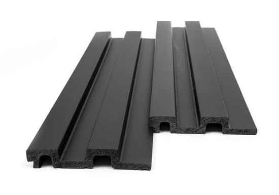 PS PANEL ΜΕ 3D ΠΗΧΑΚΙΑ 10 RESIDENCE 21/122 mm BLACK Wall Panel Επένδυσης Με 3D Πηχάκια