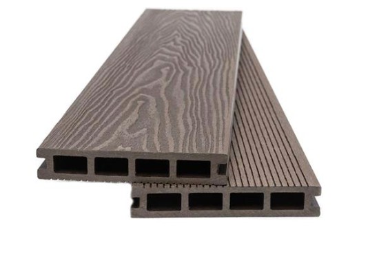 DECK-WPC ΔΑΠΕΔΟΥ ΝΕΑΣ ΓΕΝΙΑΣ 25/146mm D.BROWN 80110 WPC-Deck δαπέδου
