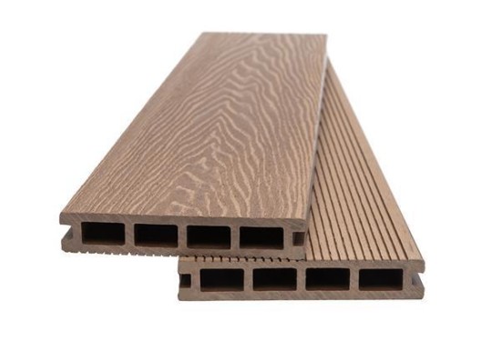 DECK-WPC ΔΑΠΕΔΟΥ ΝΕΑΣ ΓΕΝΙΑΣ 25/146mm TEAK 80155 WPC-Deck δαπέδου