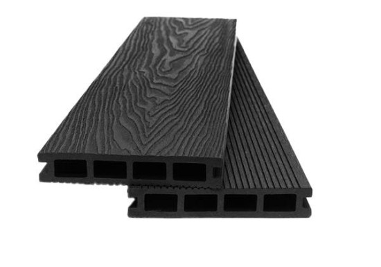 DECK-WPC ΔΑΠΕΔΟΥ ΝΕΑΣ ΓΕΝΙΑΣ 25/146mm D.GREY 8050 WPC-Deck δαπέδου