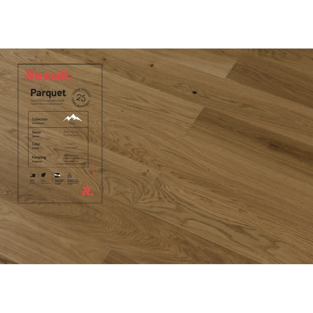 Δάπεδο Ξύλινο Προγιαλυσμένο-OAK  Junny 